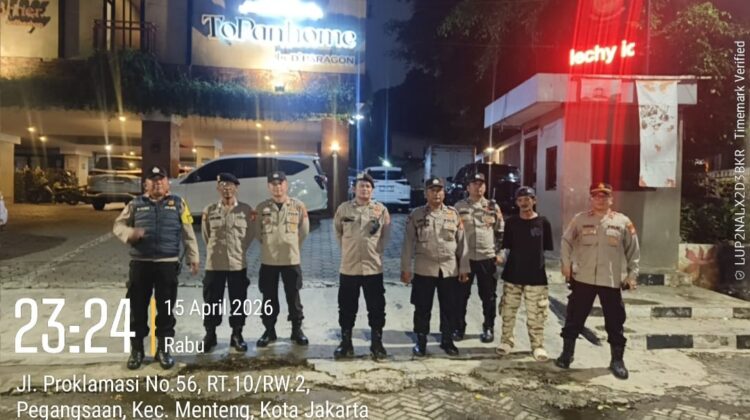 Polisi Intensifkan Patroli Malam di Jalan Proklamasi, Jaga Menteng Tetap Kondusif