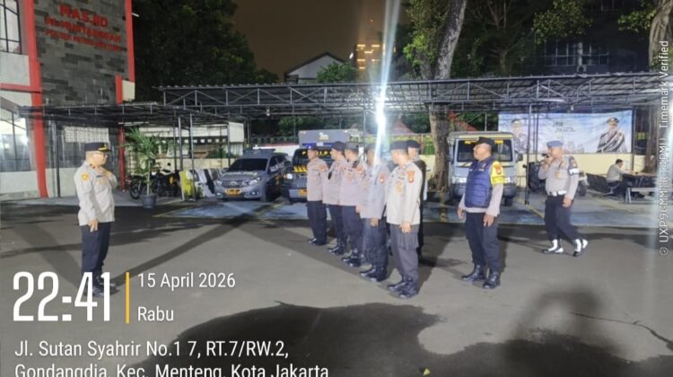 Dari Apel ke Patroli, Polsek Metro Menteng Intensifkan Pengamanan Malam Hari