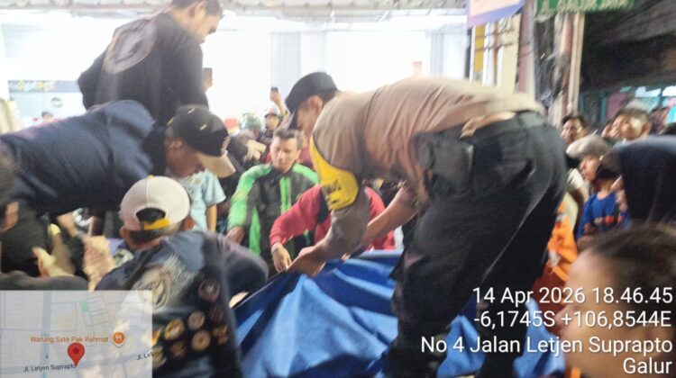 Respon Cepat Polisi, Laka Tunggal di Jalan Letjen Suprapto Langsung Ditangani