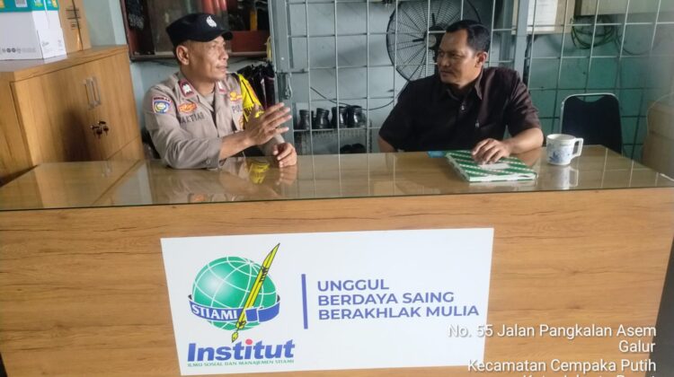 Patroli Kampus STIAMI, Polisi Perkuat Sinergi dan Antisipasi Kerawanan Wilayah