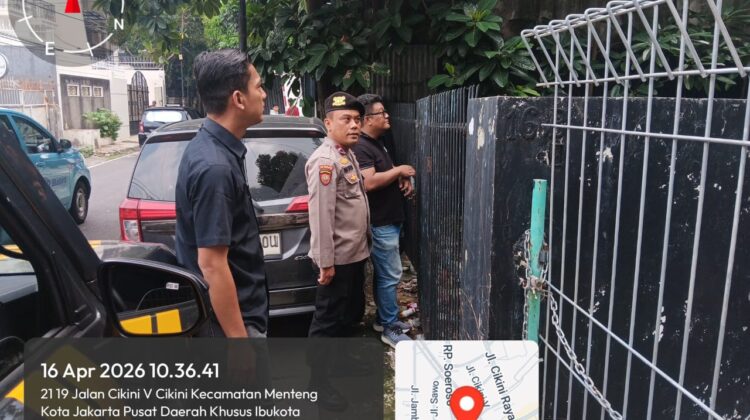 Gerak Cepat Polisi Tindak Laporan 110, Rumah Kosong di Cikini Disisir
