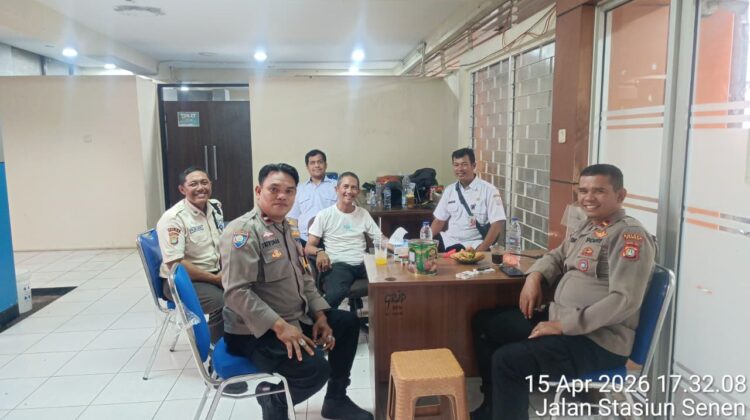 Polisi Sambangi GOR Kolam Renang Senen, Antisipasi Gangguan Kamtibmas