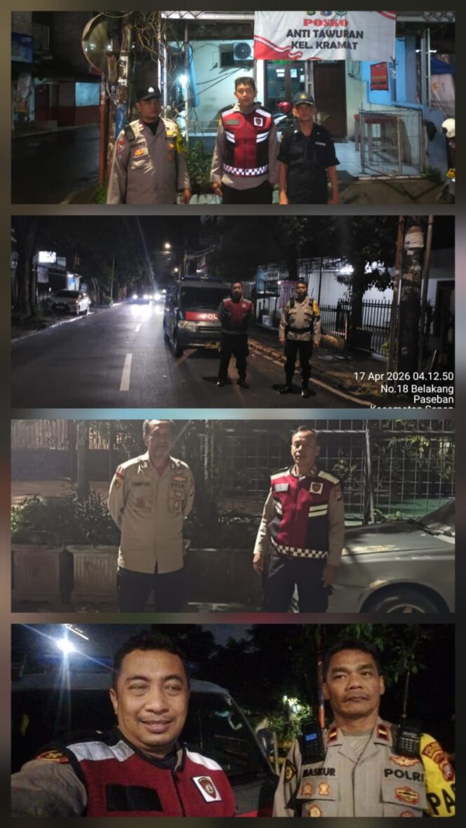 
					Polisi Gelar Ploting Dini Hari di Senen, Antisipasi Tawuran dan Gangguan Kamtibmas