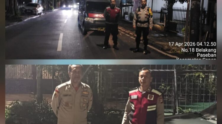 Polisi Gelar Ploting Dini Hari di Senen, Antisipasi Tawuran dan Gangguan Kamtibmas