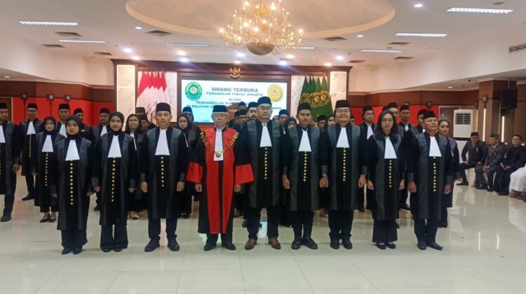 Pengadilan Tinggi Jakarta Gelar Sidang Terbuka Pengambilan Sumpah/Janji Advokat