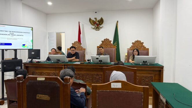 
					Pengadilan Tinggi Jakarta Laksanakan Pengawasan Reguler pada Pengadilan Negeri di Wilayah Hukum