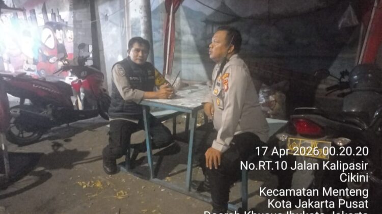 Cegah Kerawanan Malam, Polisi dan Warga Intensifkan Pemantauan Kalipasir