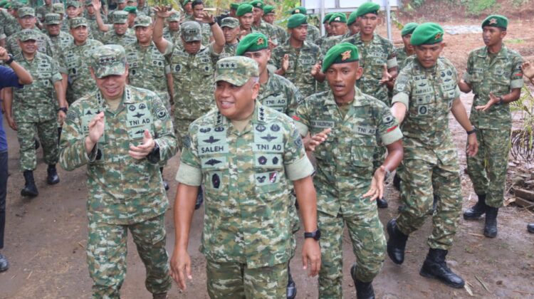 Wakasad Tinjau Pembangunan Yon TP 942/Arya Wangsakara di Tangerang