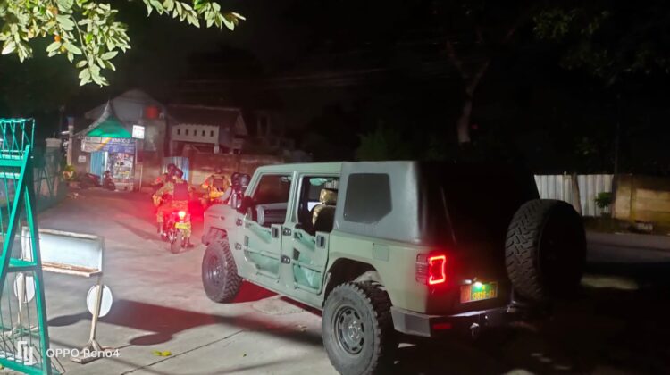 Patroli Koramil 07/Cipayung Bersama Komduk, Perkuat Keamanan Lingkungan Aman dan Kondusif