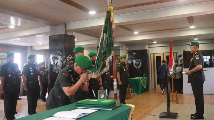 Danrem 052/Wkr Pimpin Sertijab Dandim 0502/JU, Dandim 0503/JB dan Penyerahan Jabatan Kasipers Kasrem 052/Wkr