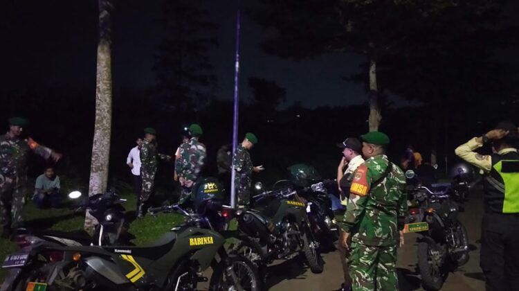 Intensifkan Keamanan Malam Koramil 14/Panongan Patroli Siskamling 