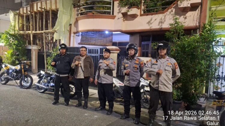 Patroli Cipta Kondisi Dini Hari Disisir, Polisi Pastikan Johar Baru Aman dari Gangguan Kamtibmas