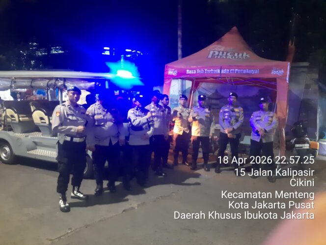
					Perbatasan Kwitang–Kalipasir Disisir, Patroli Cipkon Menteng Tekan Potensi Gangguan Malam