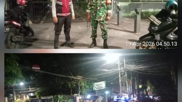 Patroli Subuh Polsek Senen, Polisi Antisipasi Tawuran Remaja di Sejumlah Titik