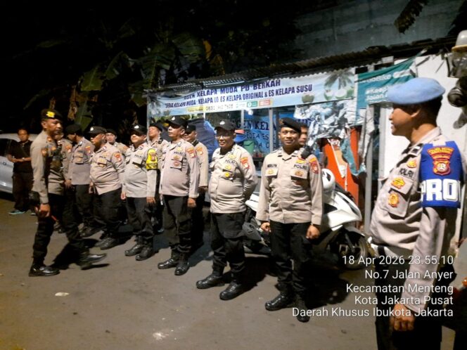 
					Apel Cipkon di Jalan Anyer Menteng, Polisi Perkuat Patroli Malam Antisipasi Gangguan Kamtibmas