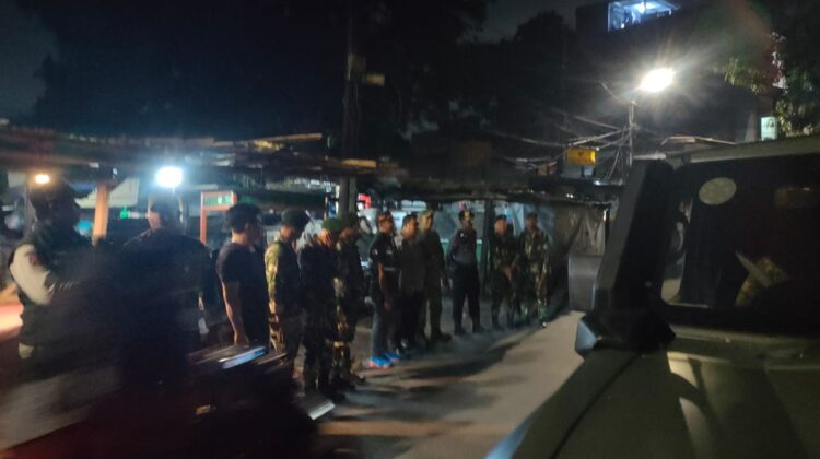 Polsek Metro Tanah Abang Gelar Ops Cipta Kondisi, Puluhan Personel Siaga di Petamburan