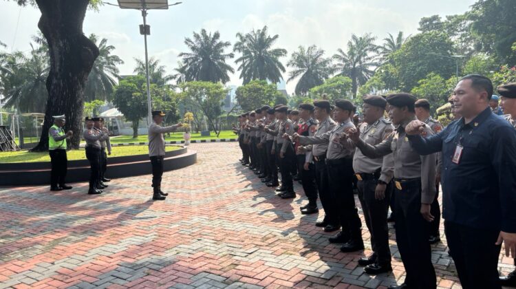 93 Personel Disiagakan, Pengamanan Aksi di DPR/MPR RI Berjalan Tertib