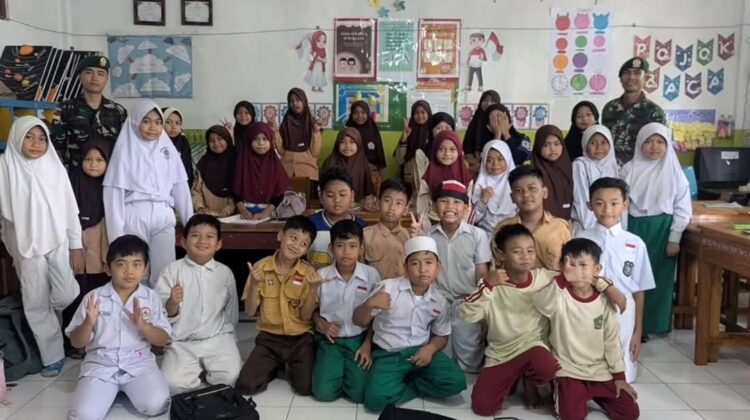 Yonarmed 12 Kostrad Beri Edukasi Kesehatan di MI Hidayatullah Belu