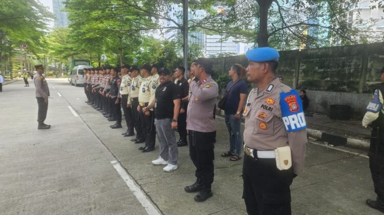 Polisi Siagakan Pengamanan Aksi Unjuk Rasa di Gedung Sahid Sudirman Center, Kedepankan Pendekatan Humanis
