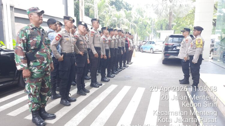 Polsek Metro Menteng Siagakan 34 Personel, Antisipasi Unras di Kantor BGN Kebon Sirih