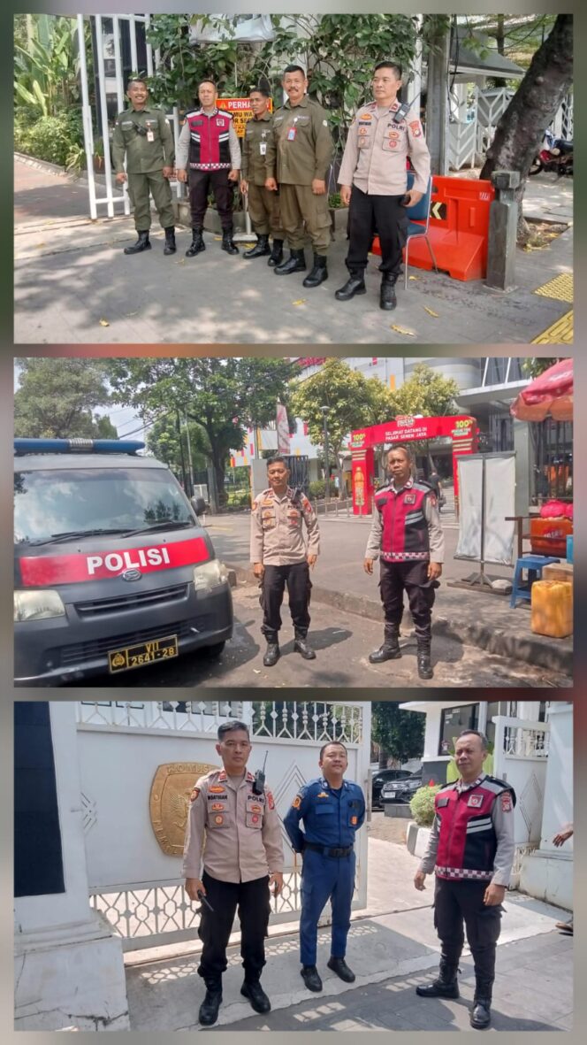 
					Patroli Sambang Obyek Vital, Samapta Polsek Senen Pastikan Wilayah Aman dan Kondusif
