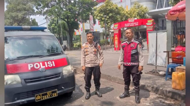 Patroli Sambang Obyek Vital, Samapta Polsek Senen Pastikan Wilayah Aman dan Kondusif