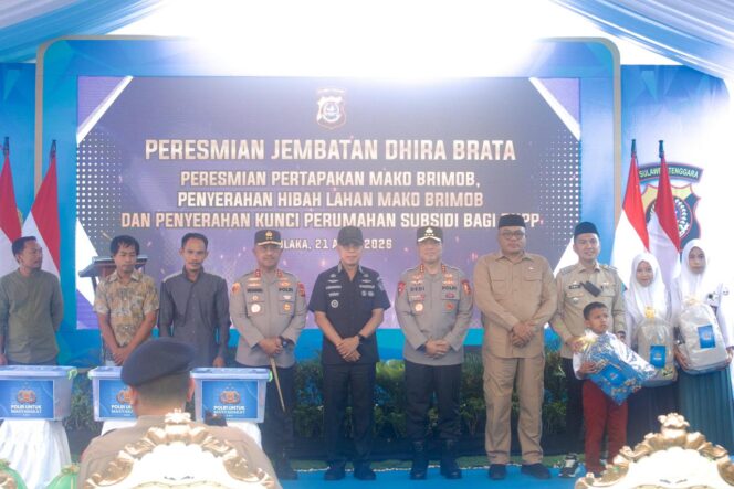 
					Wakapolri Resmikan Jembatan Perintis “Dhira Brata” Wujud Instruksi Presiden Prabowo