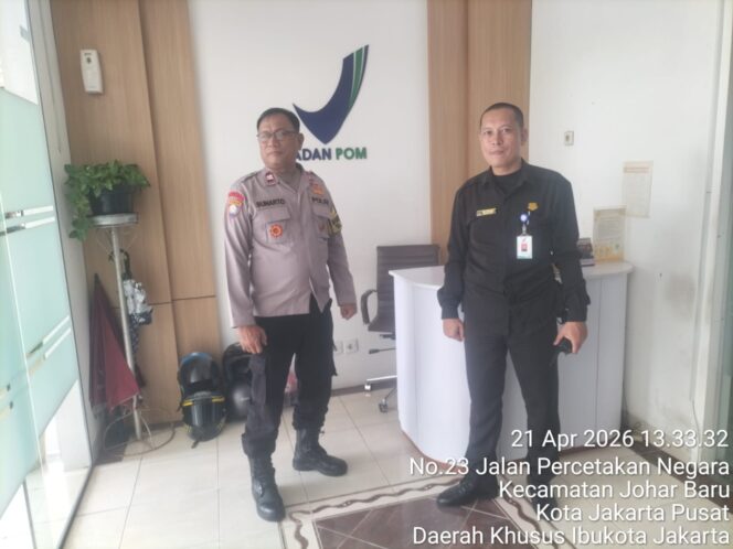 
					Patroli dan Sambang Gedung BPOM, Polisi Perkuat Kewaspadaan dan Kondusifitas Wilayah Johar Baru