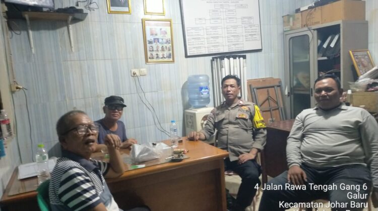 Cooling System di Pos Kamling, Polisi dan Warga RW 06 Galur Perkuat Sinergi Jaga Kamtibmas