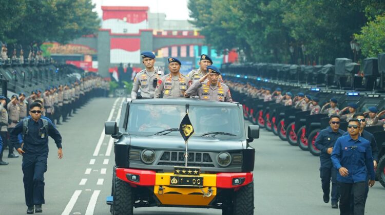 Kapolri Pimpin Apel dan Buka Rakernis Korps Brimob Polri Tahun 2026