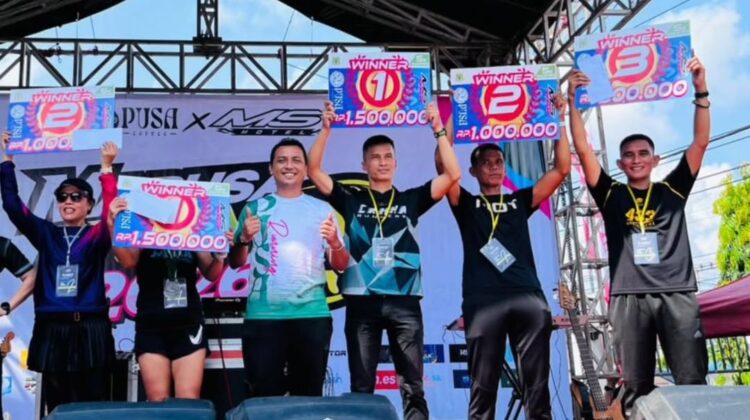 Prajurit Yonif 433 Kostrad Borong Prestasi di Mapusa Run 2026 Pinrang