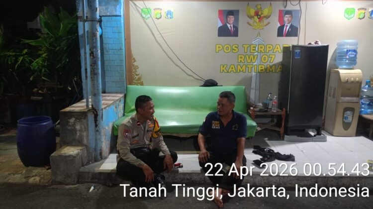 Perketat Keamanan Malam, Polisi Aktifkan Satkamling dan Wajib Lapor Tamu di Tanah Tinggi