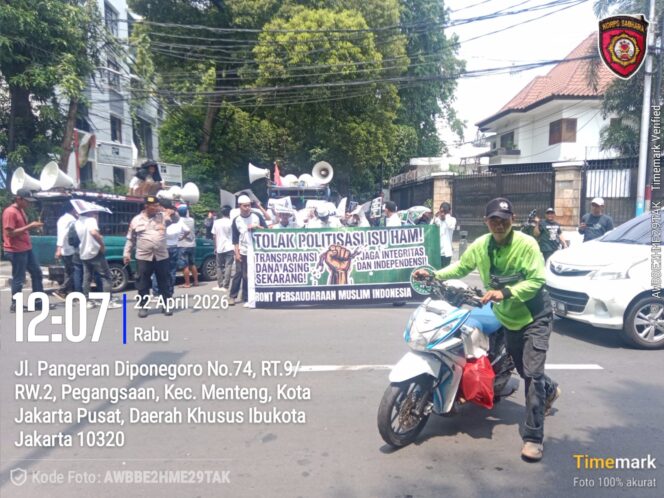 
					Polsek Metro Menteng Kawal Ketat Aksi Mahasiswa di Kantor YLBHI Menteng, Situasi Tetap Kondusif