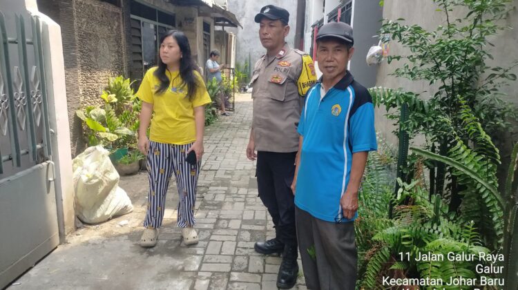 Polisi Cek TKP Pencurian Motor di Johar Baru, Warga Diminta Tingkatkan Kewaspadaan