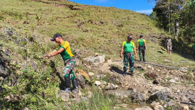 
					Yonarmed 12 Kostrad Laksanakan Karya Bakti Jaga Kelestarian Mata Air di Belu