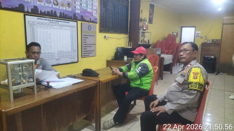 Bhabinkamtibmas Sambangi RW 09 Johar Baru, Ajak Warga Aktif Jaga Keamanan Lingkungan