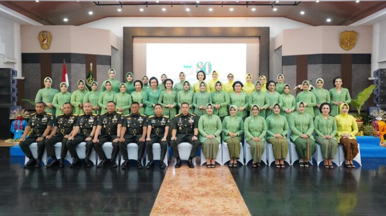 Pangdam Jaya Hadiri Peringatan HUT ke-80 Persit Kartika Chandra Kirana di Makodam Jaya