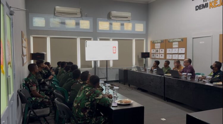 Yonif 515 Kostrad Terima Sosialisasi dan Bimtek Aplikasi E-Katalog dari Pemkab Jember