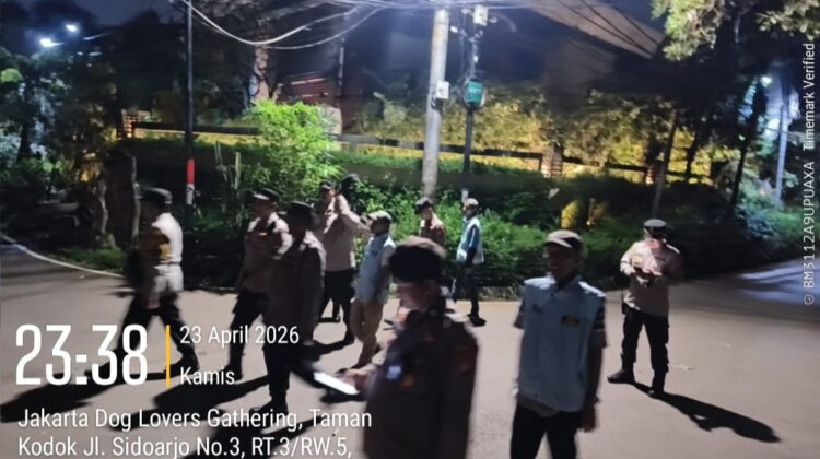 Patroli Cipkon Menteng Intensif, Rumah Pejabat Dijaga Ketat Demi Jakarta Tetap Kondusif