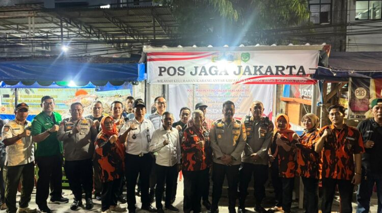 Peresmian Pos Jaga Jakarta di Karang Anyar, Upaya Cegah Tawuran dan Perkuat Kamtibmas