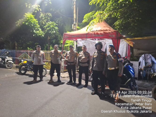 
					Patroli Cipta Kondisi Dini Hari Polsek Johar Baru, Tekan Potensi Tawuran dan Jaga Wilayah Tetap Kondusif