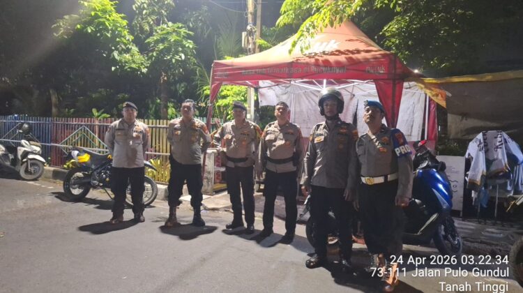 Patroli Cipta Kondisi Dini Hari Polsek Johar Baru, Tekan Potensi Tawuran dan Jaga Wilayah Tetap Kondusif