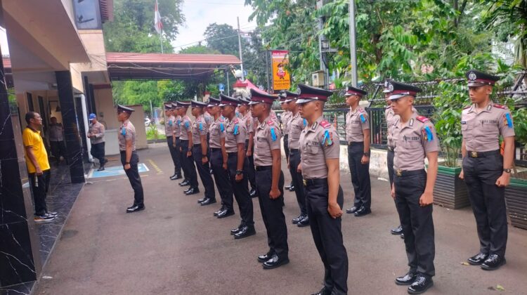 Penerimaan Siswa Latja Polri di Polsek Senen, 25 Peserta Mulai Pembekalan