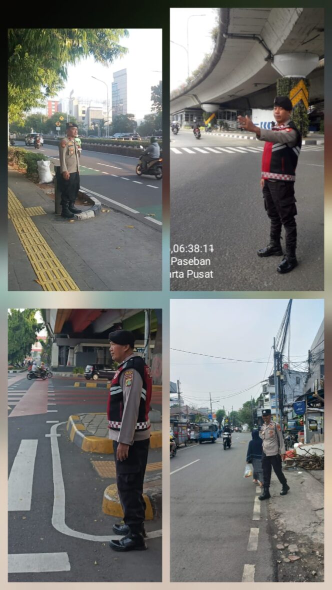 
					Polisi Atur Lalu Lintas di Sejumlah Titik Rawan Macet Senen, Arus Ramai Lancar