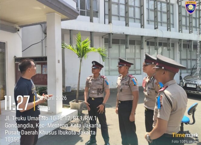 
					Sambang Kamtibmas Humanis, Bhabinkamtibmas Gondangdia Gandeng Siswa Diktukba Polri 2026 Jaga Keamanan Menteng