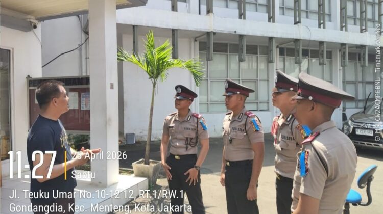 Sambang Kamtibmas Humanis, Bhabinkamtibmas Gondangdia Gandeng Siswa Diktukba Polri 2026 Jaga Keamanan Menteng