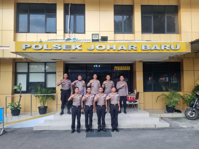 
					Kabag SDM Polres Metro Jakarta Pusat Cek Siswa Latja di Polsek Johar Baru