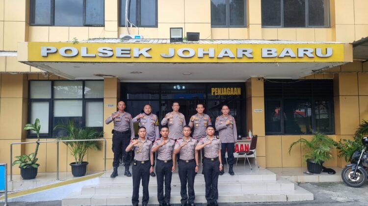 Kabag SDM Polres Metro Jakarta Pusat Cek Siswa Latja di Polsek Johar Baru