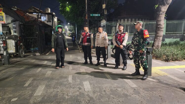 Patroli Gabungan Tiga Pilar Digelar di Senen, Antisipasi Gangguan Kamtibmas