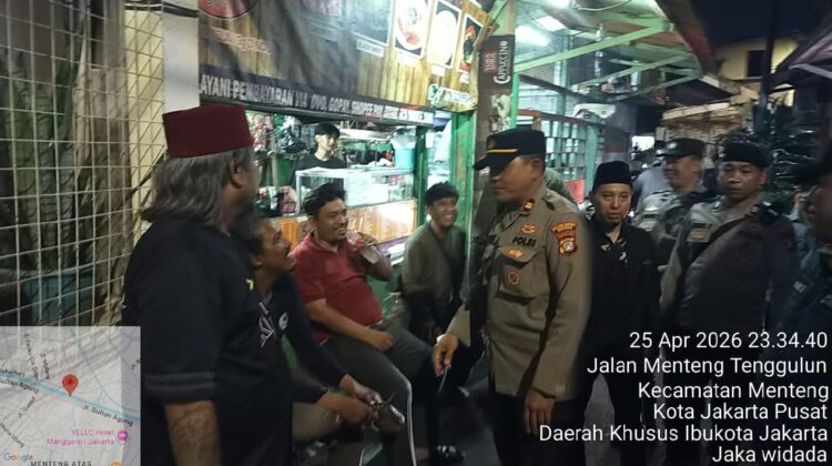 Patroli Jalan Kaki Menteng, Strategi Humanis Cegah Gangguan Kamtibmas di Ibu Kota
